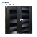 Top selling exterior aluminium  louver door industrial exterior aluminium  louver door for buildings